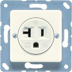 JUNG - Base enchufe NEMA con toma tierra 20A 125V