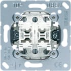JUNG - Mecanismo doble pulsador conmutador 10AX 250V