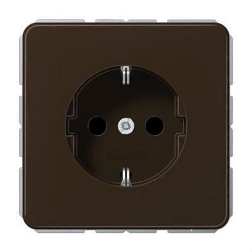 JUNG - Base Schuko® protección niños marrón