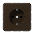 JUNG - Base Schuko® protección niños marrón