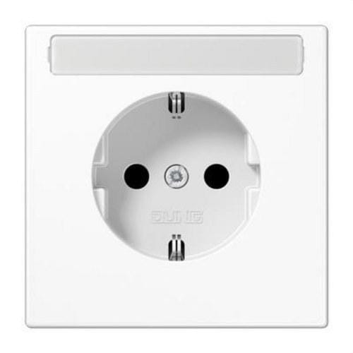 JUNG - Base enchufe Schuko® regleta 10-16A 250V blanco alpino