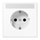 JUNG - Base enchufe Schuko® regleta 10-16A 250V blanco alpino
