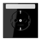 JUNG - Base enchufe Schuko® con regleta 10-16A 250V negro