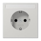 JUNG - Base enchufe Schuko® con regleta 10-16A 250V gris claro