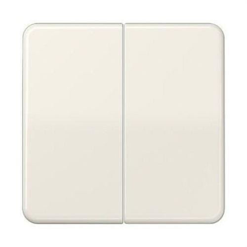 JUNG - TECLA DOBLE BLANCO MARFIL