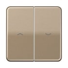 JUNG - Tecla para interruptor pulsador persiana bronce-oro