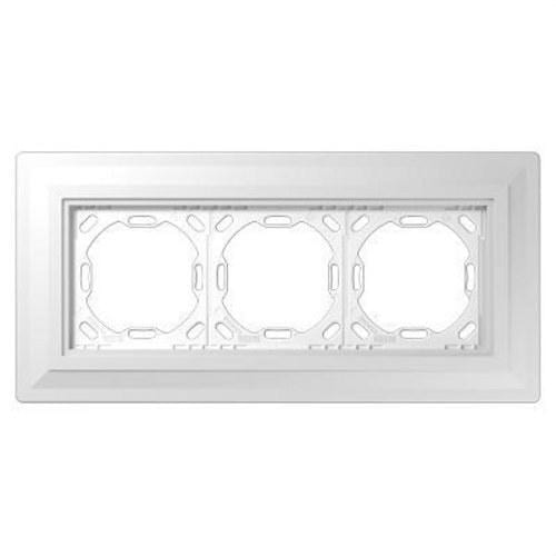 JUNG - Adaptador triple 130x272x12,5mm para montaje enrasado