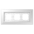 JUNG - Adaptador triple 130x272x12,5mm para montaje enrasado