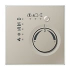 JUNG - Termostato continuo KNX acero con BCU acero