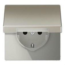 JUNG - BASE ENCHUFE TAPA ABATIBLE PROT.NINOS