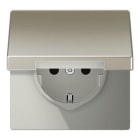 JUNG - BASE ENCH.SCHUKO C/TAPA ABAT.ACE.