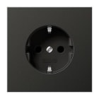 JUNG - Enchufe Schuko® Serie LS protección niños antracita