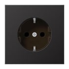 JUNG - Enchufe Schuko® Serie LS protección niños oscuro