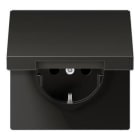JUNG - Enchufe Schuko® Serie LS protección niños toma antracita