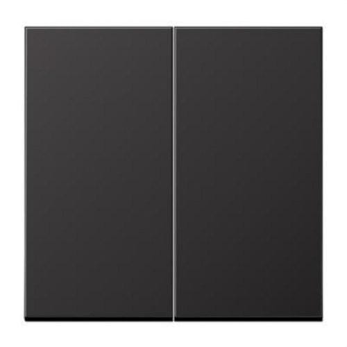 JUNG - Tecla doble aluminio oscuro
