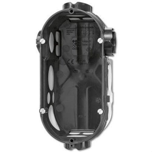 JUNG - Caja empotrar doble para base enchufe afeitar SO7522EINS