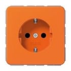 JUNG - Base Schuko® protección niños gris naranja