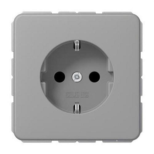 JUNG - Base Schuko® protección niños gris