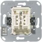JUNG - Pulsador sencillo KNX 2 fases fijación media