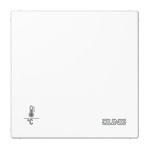 JUNG - Termostato continuo LS990 sin rueda LED blanco alpino