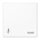 JUNG - Termostato continuo LS990 sin rueda LED blanco alpino
