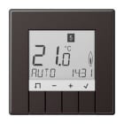 JUNG - Termostato universal con display metálico dark