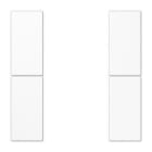 JUNG - Juego teclas F50 KNX 2 fases para Serie LS blanco alpino