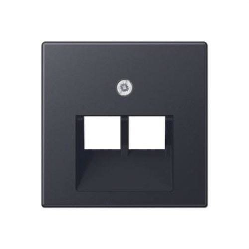 JUNG - Placa central para toma telefónica UAE 2x8P