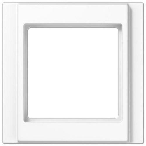 JUNG - Marco embellecedor simple 81x81mm A500 blanco alpino