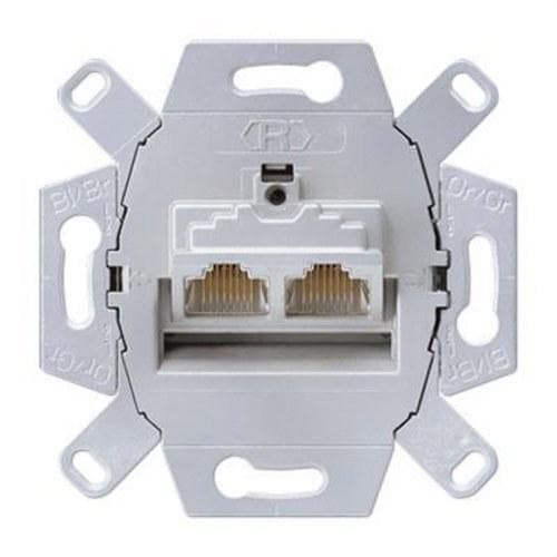 JUNG - MEC.TOMA TELF DOBLE.8P RJ45 CAT.6 E