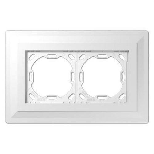 JUNG - Adaptador doble 130x201x12,5mm para montaje 3mm