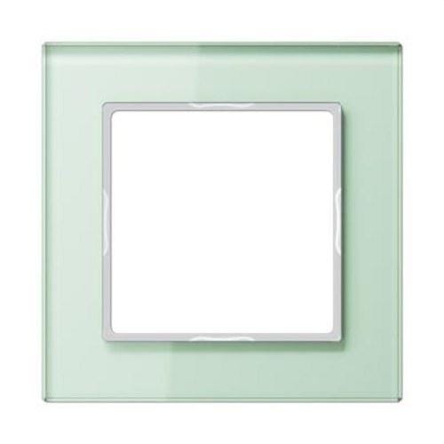 JUNG - Marco embellecedor blanco mate simple 84x84mm