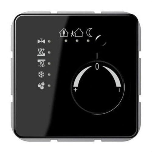 JUNG - Termostato continuo KNX CD500/CDPLUS con BCU negro