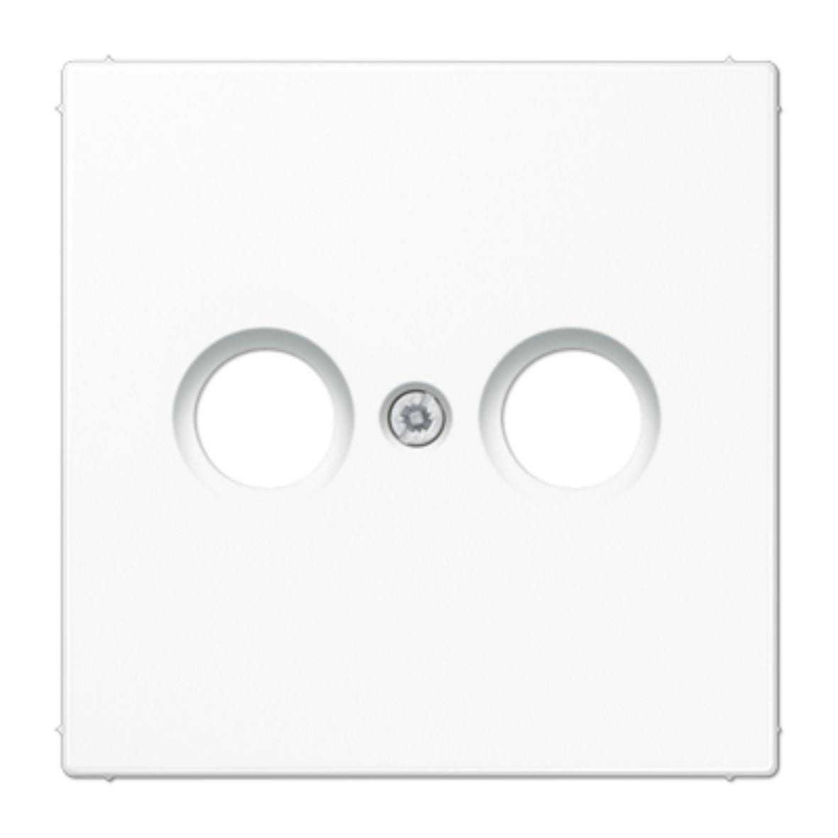 JUNG - Placa TV/FM blanco alpino