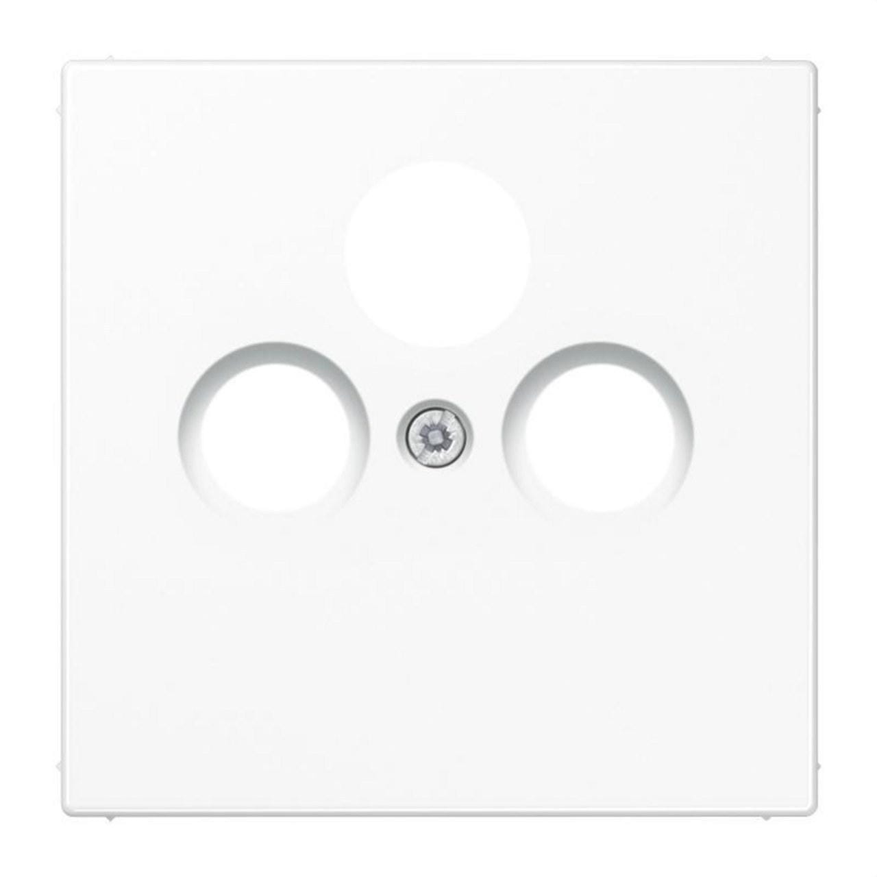 JUNG - Placa toma EDU 3902 F blanco alpino