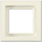 JUNG - Marco simple para montaje horizontal vertical blanco marfil