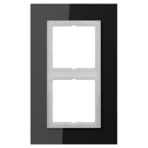 JUNG - MARCO EMBELLECEDOR DOBLE LS PLUS NEGRO