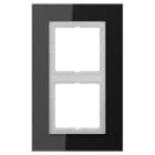 JUNG - MARCO EMBELLECEDOR DOBLE LS PLUS NEGRO