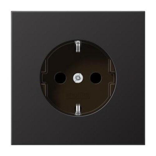 JUNG - Base enchufe protección niños dark