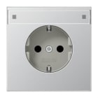 JUNG - Base enchufe Schuko® tornillo protección niños aluminio
