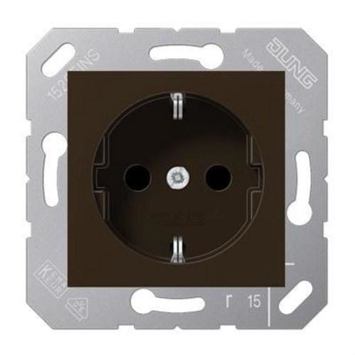 JUNG - Base Schuko® 50x50 marrón