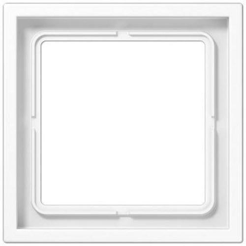 JUNG - Marco 1 elemento 81x81mm Serie LS ZERO termoplástico blanco alpino