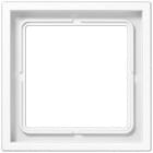 JUNG - Marco 1 elemento 81x81mm Serie LS ZERO termoplástico blanco alpino