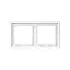 JUNG - Marco 2 elementos 81x152mm Serie LS ZERO termoplástico blanco alpino
