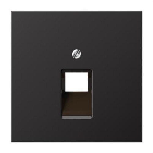 JUNG - Placa teléfono simple lacado oscuro