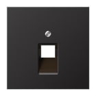 JUNG - Placa teléfono simple lacado oscuro