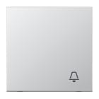 JUNG - Tecla símbolo timbre aluminio