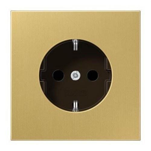 JUNG - Base enchufe Schuko® 10-16A 250V latón classic