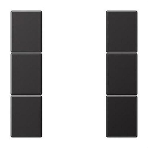 JUNG - Juego teclas F50 KNX 3 fases para Serie LS dark