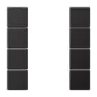 JUNG - Juego teclas F50 KNX 4 fases para Serie LS dark